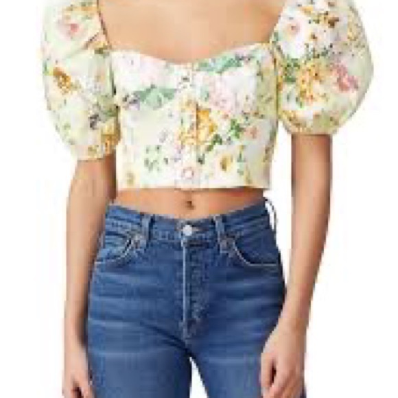 FOR THE LOVE AND LEMONS CHAMOMILE DENIM CROP TOP!👍❤️ - Picture 10 of 11